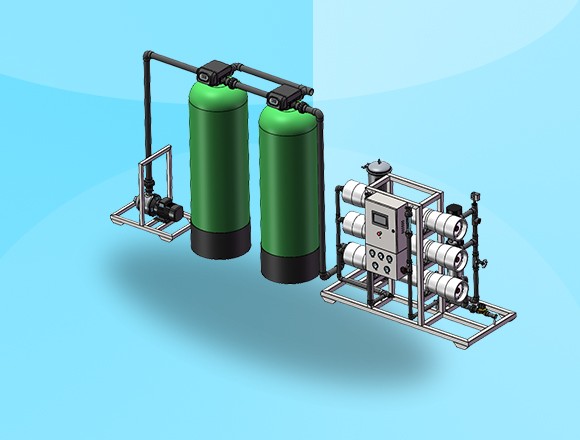 3噸/時反滲透設備，海南純水處理，廣西水處理廠家